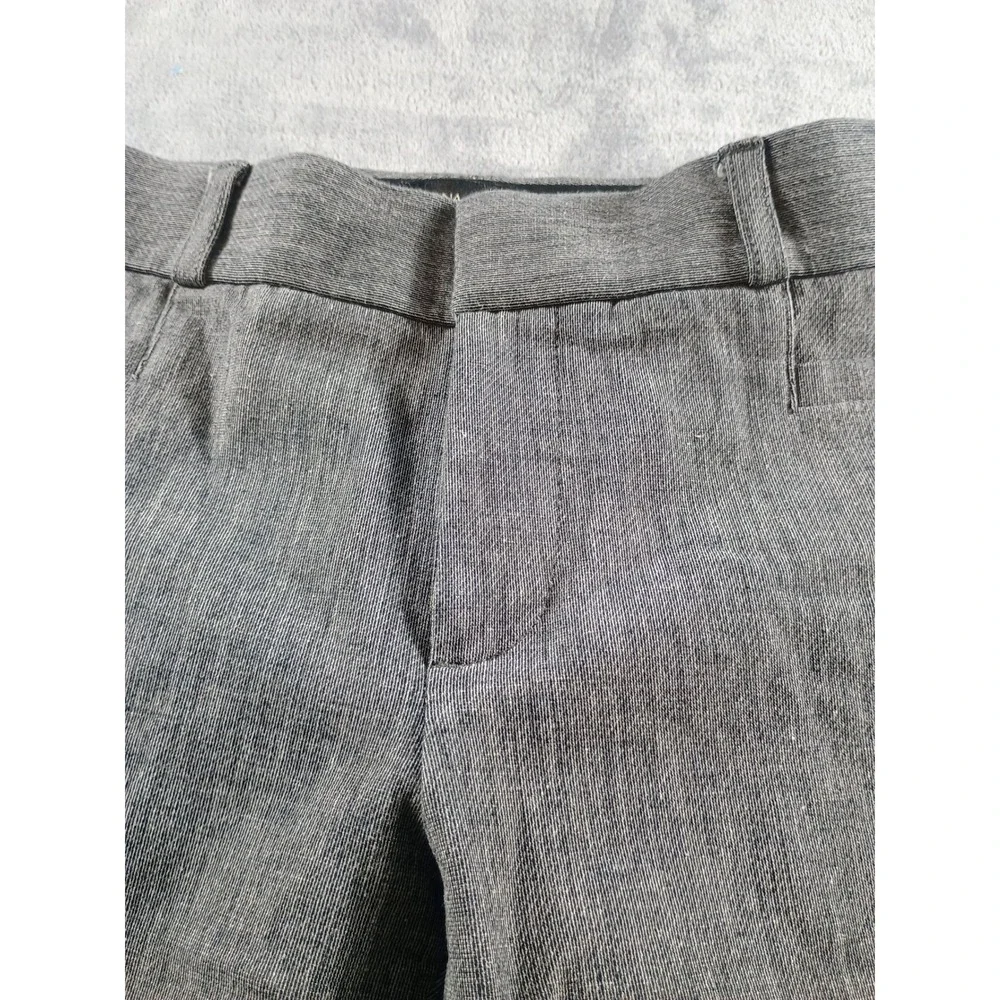 Banana Republic Womens Sloan Fit Pants Grey Size 4 Slim Leg Dress Trousers